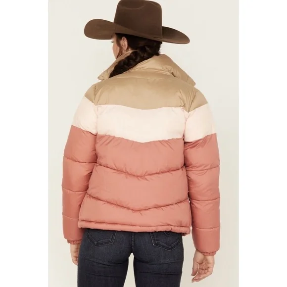 Columbia | NWT Puffect Color Blocked Jacket Vegan Friendly Soft Winter Coat - Picture 2 of 15